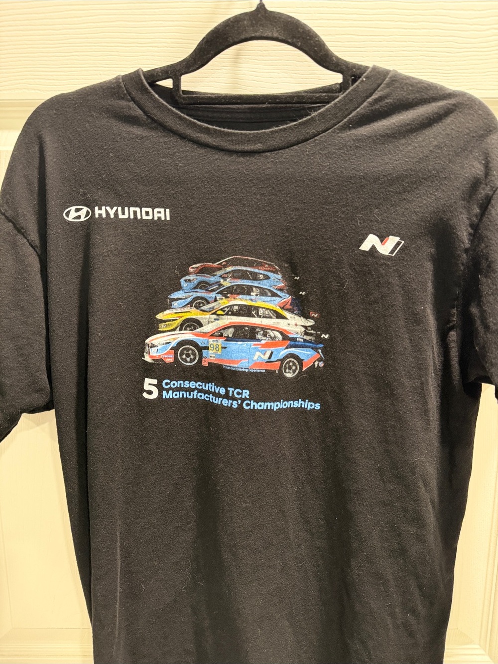 Hyundai Performance Racing Men’s Large Black TCR Championships Motorsport Shirt - Picture 3 of 5